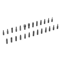 Denzel Набор инструментов, 1/2", 1/4", 3/8", CrV, S2, пластиковый кейс, 144 предмета 15805