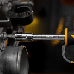 Denzel Набор инструментов, 1/2", 1/4", CrV, S2, пластиковый кейс, 122 предмета 15804