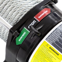 Denzel Лебедка автомобильная электрическая LB-3000.3.6 т, 3.4 кВт, 12 В 52023