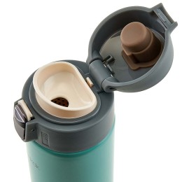 ALPENKOK Термокружка вакуумная 380 мл со съемным ситечком AK-04818A бирюзовая