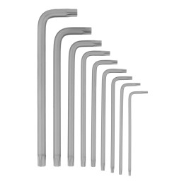 Сибртех Набор ключей имбусовых Torx-Tempered, TT10-50, CrV, 9 шт., удлиненные 123717