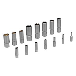 Denzel Набор инструментов, 1/2", 1/4", CrV, S2, пластиковый кейс, 194 предмета 15806