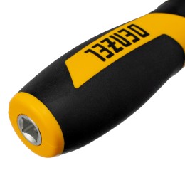 Denzel Набор инструментов, 1/2", 1/4", 3/8", CrV, S2, пластиковый кейс, 144 предмета 15805