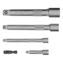 Denzel Набор инструментов, 1/2", 1/4", 3/8", CrV, S2, пластиковый кейс, 216 предметов 15807