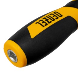 Denzel Набор инструментов, 1/2", 1/4", 3/8", CrV, S2, пластиковый кейс, 216 предметов 15807