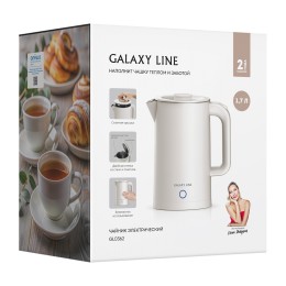 GALAXY Чайник электрический GL0362 Бежевый