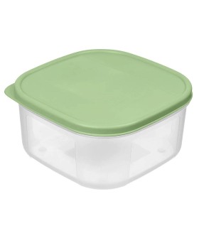 DELTA Контейнер для продуктов "Verona" квадратный 1,1 л с гибкой крышкой (зеленый) 222134318/08