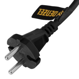 Denzel Шнур сетевой Energy Series, ПВС, 3 м, 2 x 1,5 мм, с неразборной вилкой, черный 37673