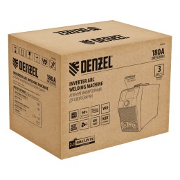 Denzel Аппарат инвертор. дуговой сварки SDR-185 Ultra, 180 А, ПВ 60% 94359