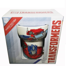 DELTA Набор посуды 2 предмета детский Transformers Оптимус Прайм TRS2-2