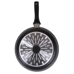 Кукмара Сковорода 24/6 см с ручкой АП (темный мрамор) линия Marble Induction смти240а