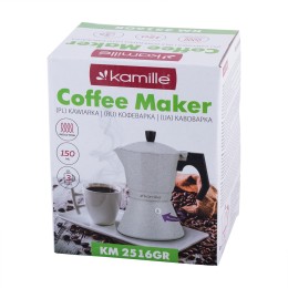Kamille Кофеварка гейзерная 150 мл. 3 порции КМ-2516GR