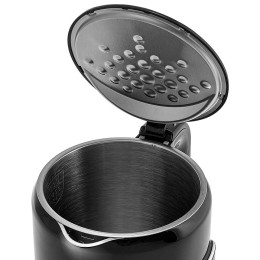 DELTA Чайник электрический 2200 Вт, 1,7 л LUX DE-1016 черный