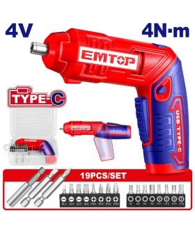 Emtop Беспроводная отвертка ECSR0408