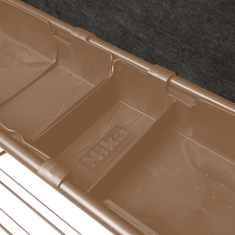 НИКА Вешалка напольная в прихожую ВПШ2/К-К коричневый