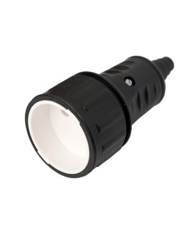 Штепсельная розетка 1-местная переносная (каучук) IP44 Р16-386