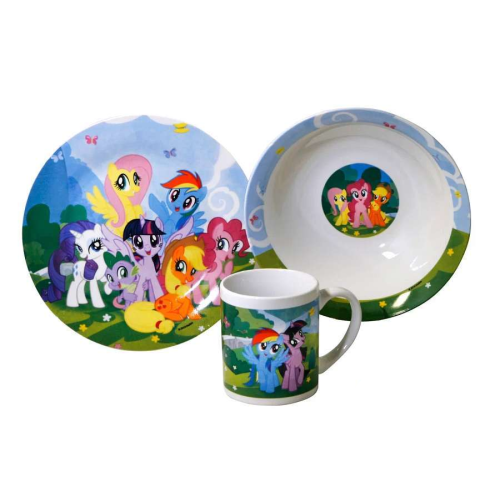 Набор посуды 3 предмета детский My Little pony MLPS3-2