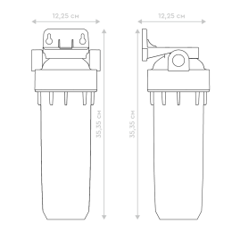 БАРЬЕР Корпус фильтра магистральный SL10 1/2"