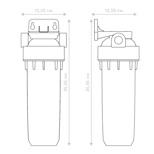 Корпус фильтра магистральный SL10 1/2"