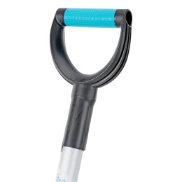 Palisad Лопата для уборки снега, полипропилен, 350х405х1300мм, алюминиевый черенок, ПВХ накладка, LUXE 61776