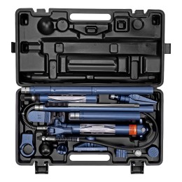 Stels Растяжка гидравлическая, 10 т, набор из 17 предметов, 7 сменных насадок, в пластиковом кейсе 51355