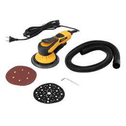 Denzel Машина шлифовальная орбитальная бесщет OS-150-BL, 350 Вт, 4000-10000 об/мин 27606