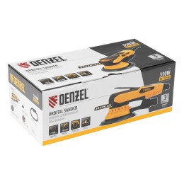 Denzel Машина шлифовальная орбитальная бесщет OS-150-BL, 350 Вт, 4000-10000 об/мин 27606