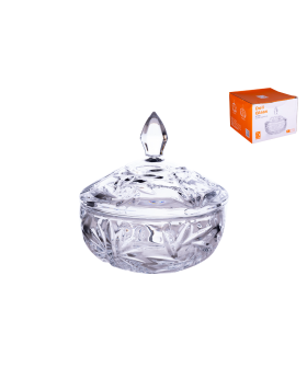КОРАЛЛ Ваза сервировочная с крышкой (12.5х13см) 8317