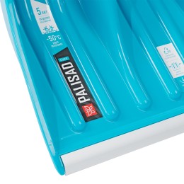 Palisad Лопата для уборки снега, полипропилен, 350х405х1300мм, алюминиевый черенок, ПВХ накладка, LUXE 61776