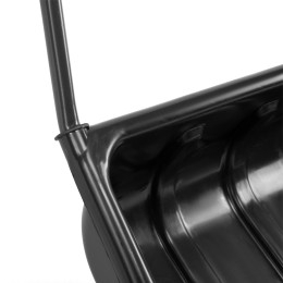 Сибртех Движок для уборки снега пластиковый, 570 х 470 х 1300 мм, стальная рукоятка 615925