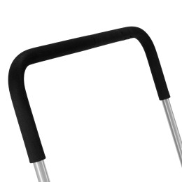 Palisad Скрепер-волокуша для уборки снега, полипропилен, колеса, 595х715х1445мм, рукоятка с ПВХ, LUXE 61694