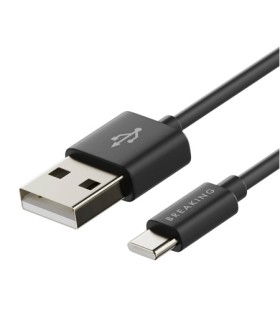 Кабель Breaking Classic USB - Type-C 1m. 2.4A (Черный) 109778