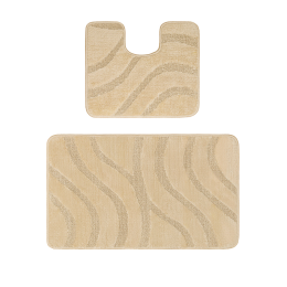 Maximus Набор ковриков для ванной 50*80+40*50 BEIGE 2540 диз. 4976