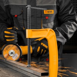 Denzel Струбцина G-образная, усиленная, 200 мм 20646