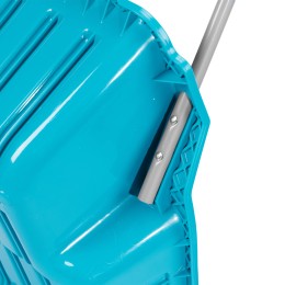 Palisad Скрепер-волокуша для уборки снега, полипропилен, колеса, 595х715х1445мм, рукоятка с ПВХ, LUXE 61694