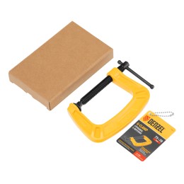 Denzel Струбцина G-образная, усиленная, 75 мм 20642