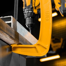 Denzel Струбцина G-образная, усиленная, 200 мм 20646