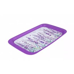 ПОЛИМЕРБЫТ Поднос Lavender МАЛЫЙ 430*268*20мм 10144