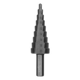 Сибртех Сверло ступенчатое по металлу 4-6-8-10-12-14-16-18-20 мм, 723012