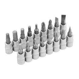 Matrix Набор инструментов, 1/2", 1/4", пластиковый кейс, 82 предмета 13563