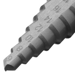 Сибртех Сверло ступенчатое по металлу, 6-8-10-12-14-16-18-20-22-24-26-28-30мм, 723013