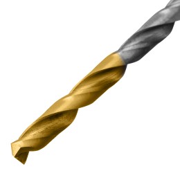 Denzel Набор сверл по металлу, 1-10 мм, Р6М5-TiN, Golden Tip, 19 шт 723003