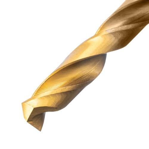 Набор сверл по металлу, 1,5-6,5мм, Р6М5К8-TiN, Golden Tip, 13 шт Denzel 723006