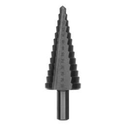 Сибртех Сверло ступенчатое по металлу, 6-8-10-12-14-16-18-20-22-24-26-28-30мм, 723013