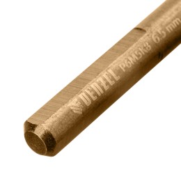 Denzel Набор сверл по металлу, 1,5-6,5мм, Р6М5К8-TiN, Golden Tip, 13 шт 723006