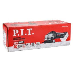 P.I.T. Угловая шлифмашина аккумуляторная PWS20H-125C SOLO (без АКБ и ЗУ)