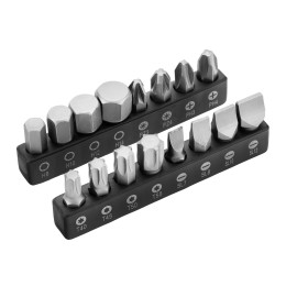 Matrix Набор инструментов, 1/2", 1/4", пластиковый кейс, 82 предмета 13563