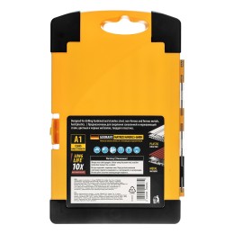 Denzel Набор сверл по металлу, 1-10 мм, Р6М5К8-TiN, Golden Tip, 10 шт 723005