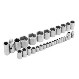 Matrix Набор инструментов, 1/2", 1/4", пластиковый кейс, 82 предмета 13563