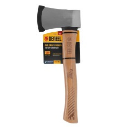 Denzel Топор кованый, 680 г, американский тип, буковая рукоятка, 360мм, EFP 21886